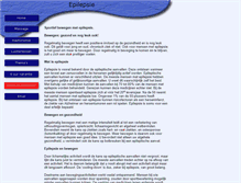Tablet Screenshot of epilepsie.blessure-aanwijzer.nl